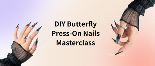 Craft Perfection: DIY Butterfly Press-On Nails Masterclass